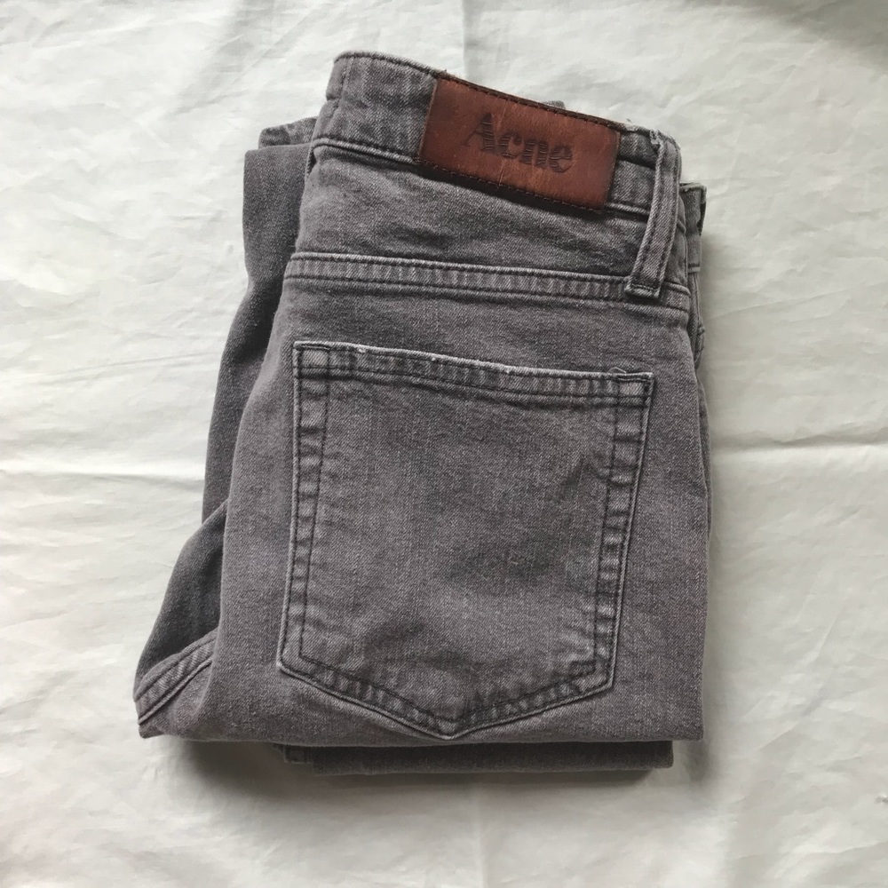 ✨Acne Studios✨ Grey Flex Skinny Jeans